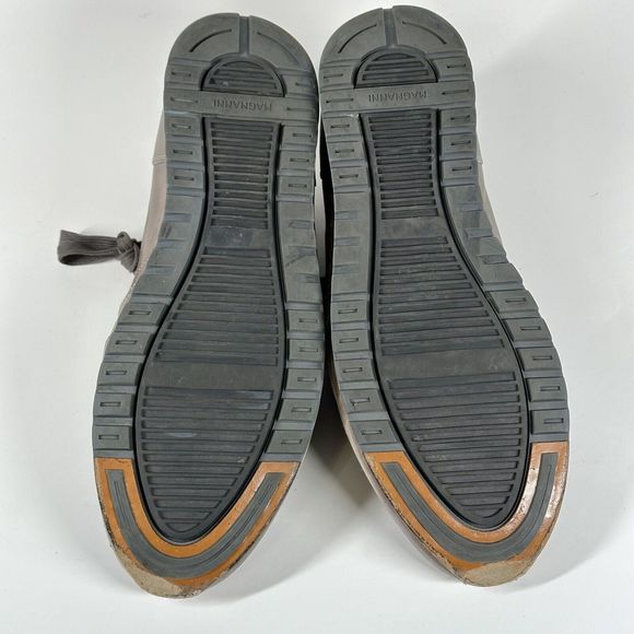 Magnanni Ibiza Mens Sneakers Shoes Size 11 Water Distressed Calf Skin 22652 Grey - Picture 10 of 16